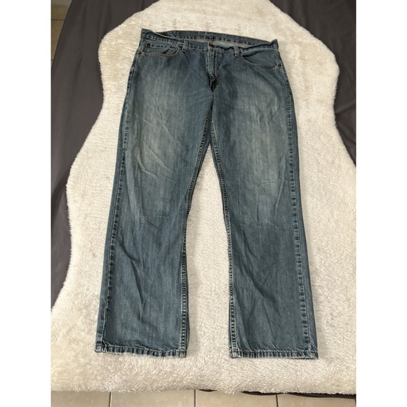 Levis 559 Mens Relaxed Straight Leg Blue Denim‎ Jeans Size 38x32 READ - Picture 2 of 10